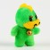 Soft toy-Magnet "Dragon" with a bell, 8 cm, color mix