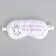 Silk mask for sleep "Unicorn", 20 x 9 cm, white color