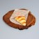 Corner with a pattern "Baking", fat -resistant, brown, 16.5 x 14 cm