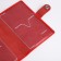 Passport cover on the button, red color
