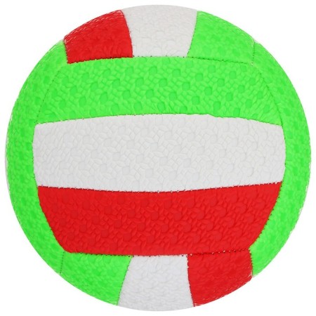The ball is volleyball, PVC, machine stitching, 18 panels, p. 2, Mix colors-6