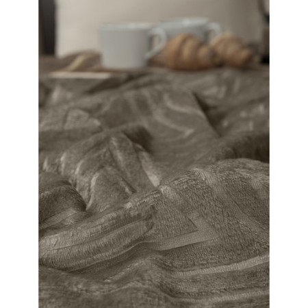 Texrepublic blanket, size 150x200 cm, brown color-6