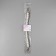 Handle for a bag, pearl beads, d = 12/14/16 mm, 39 cm, white/gold color