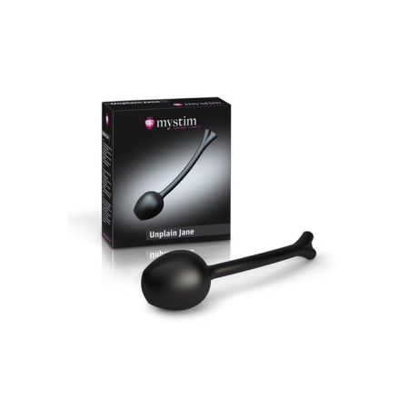 Vaginal balls Mystim Mono Unplain Jane Geisha Balls, electrical stimulation, silicone, D 3.3 cm 764-2