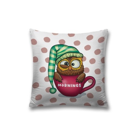Decorative pillowcase "Good morning", on a zipper, size 45x45 cm