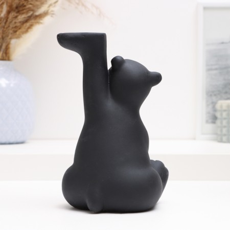 Figure "Bear" black, 17cm-2