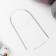 The knitting needles are circular, for knitting, with a plastic fishing line, D = 2.5 mm, 14/80 cm, with a needle
