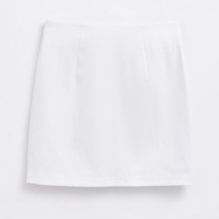 Women's skirt Rosa, size m, color White