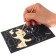 Engraving "Kitten named Gav" with a color effect, set 2 pcs, stack