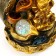 The desktop fountain from the network, the backlight "Golden Ganesh at the fountain with patterns" 26x20.5x15 cm