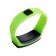 Watch of wrist, electronic "glare", silicone strap, dial 5 x 2 cm, green