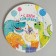 Disposable paper plate "Dinosaurus"