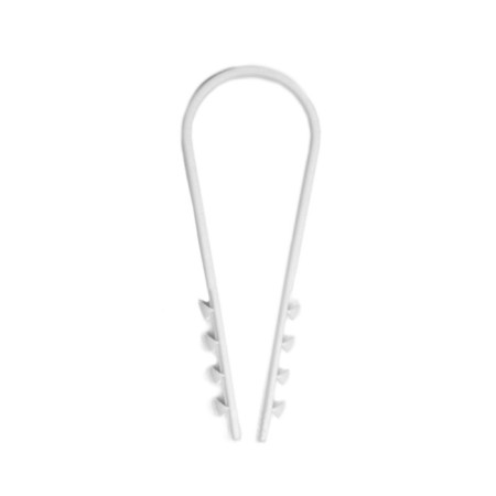 Dubel-Homut "Tundra", for a round cable, nylon, 19-25 mm, white, 100 pcs-5