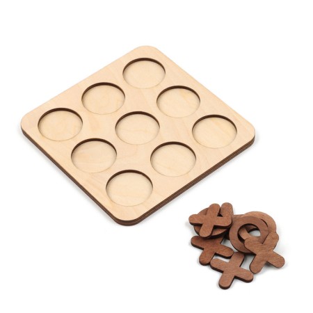 Crosses Noli wooden, board game for children, 2 players-1