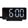 Sakura SA-8519, electronic, alarm clock, radio, 1xCR2032, black