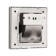 Built-in lamp for the stairs, NL-37, engine engine, 1.5 W, 60 lm, 6500k, black