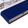 Sketchmarker sketchbook, 130 x 210 mm, 80 sheets, solid cover of artificial leather, blue, block 140 g/m2