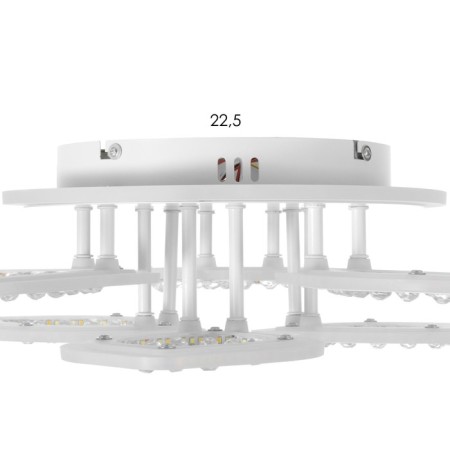 Luer with PDD "Alina" LED 150W 3000-6000W RGB white 60x60x13.5cm BayerLux-8