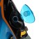Iron CENTEK CT-2363, 2200 watts, ceramic soles, 300 ml, blue-yellow