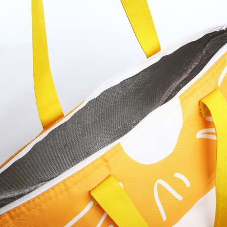 Tarmosumka with zipper, yellow color-3