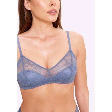 Women's bra Berty, size XL, color gray color-1