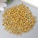 Round beads 6/0 "gold" 20 g