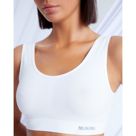 Top female minimi Ma132, size 46-48, Bianco color