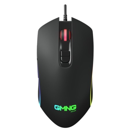 GMNG 730GM Black Optical mouse (12000dpi) USB for a laptop (7but)