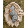 Cap with lapel Children's Amarobaby Pure Love Tot, size 38-40 cm, color gray color