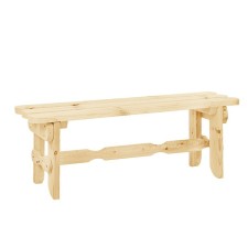 Wooden shop (pine) to the “Robber” set for the bath, 120 x 35 x 43 cm, load up to 250 kg