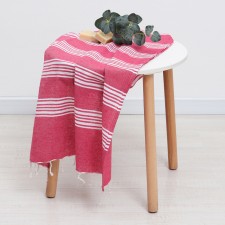 Towel Peshtemal Lovelife Boston, col. Pink, 75x170 cm, 80% HL, 20% PE, 190 g/m2