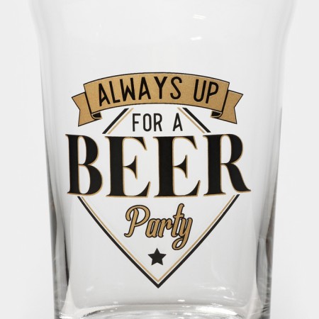 Glass glass for beer "Pale-el. Chirz ", 570 ml, mix-1