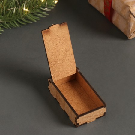 New Year's box "Happy New Year. Snowflake" 7x4x2 cm-1