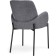 Chair on a metal frame Azuku metal/fabric, black/gray 58x52x83 cm