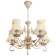 Lurator "Laurent" 5x40W E14 white+gold 61x61x90 cm Bayerlux