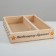 Wooden Kashpo 25.5 × 20 × 5 cm "Real Man", natural