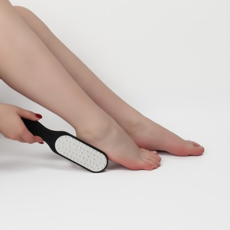 Feet heaps, laser, bilateral, rubberized pen, 25.5 cm, black color-9