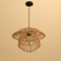 Ceiling Lamp from Rotan "Revelation" 1x120W, E27, 40x40x25 cm