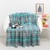 Scotland 098 Gray-turquoise blanket 140x200cm Flice 180g/m PE 100%