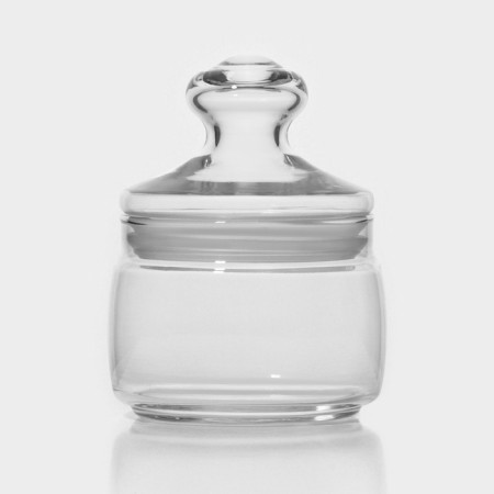Bank for bulk products Cesni, 420 ml, transparent color