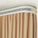 Three -cereal cornice "Ultracompact. Grace gold ", 360 cm, with a decorative bar 7 cm, white color