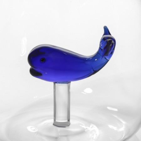Glass mug with a figure at the bottom "Seren. Kit ", 350 ml-1