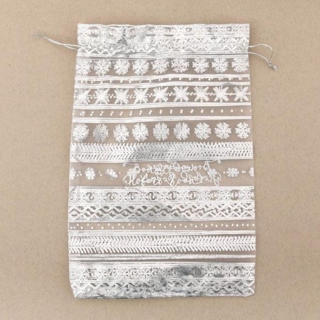 Bag gift organza "Magic New Year", 20 x 30 cm +/- 1.5 cm, New Year
