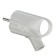 Electric fork Universal A112, with salary, corner, with ear, 16 A, 250 V, euros, white