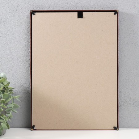 Photo frame plastic 21x30 cm 4 series, brown-3