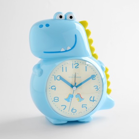 Clock - alarm clock "Dinosaurus" Children's, smooth move, D -10 cm, 20 x 15 cm, aa-2