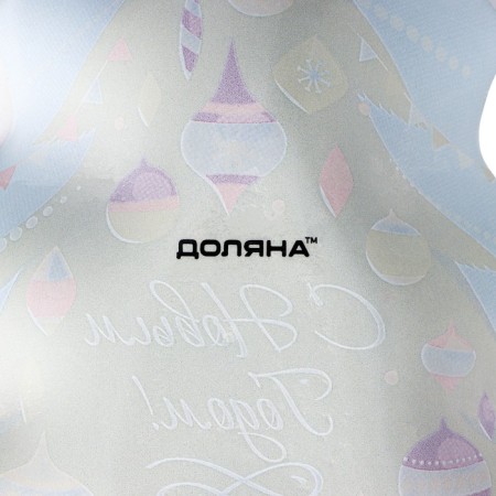 Glass Serving shares "Christmas tree with gifts", 17.5 × 18 cm-3