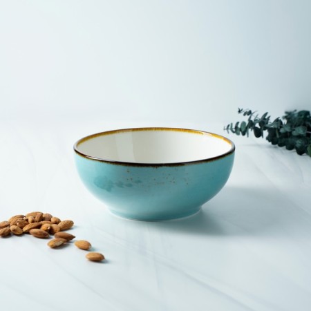 Porcelain salad Magistro "Cerera", 1.1 l, 18.5 × 7.5 cm, blue color-5