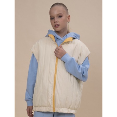 Vit for girls, height 128 cm, yellow color-8