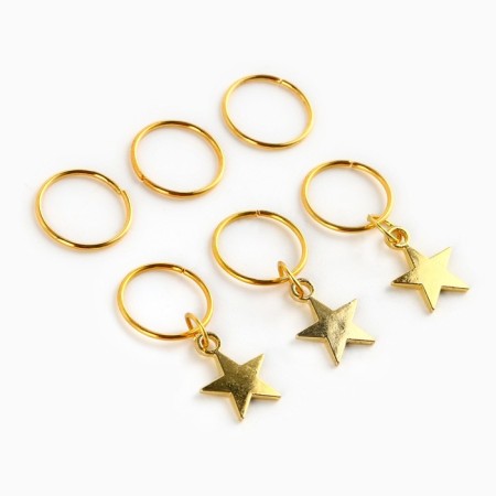 New Year's hair piercing "for a fairy -tale image" for the New Year, 6 pcs-3
